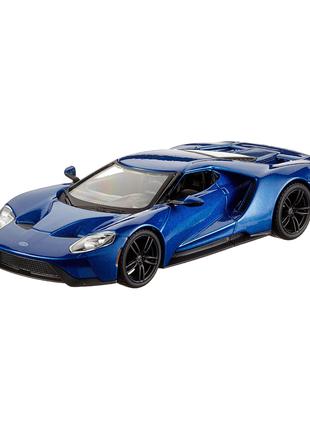 Автомодель - FORD GT (голубой металлик, серебристый металлик, ...