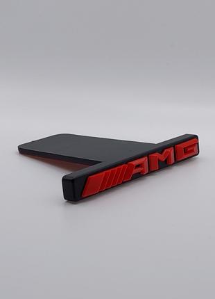 Эмблема AMG на решётку радиатора (красный), MercedesBenz