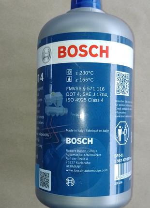 Жидкость тормозная BOSCH 1 л