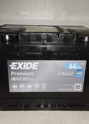 Аккумулятор Exide Premium 64Ah 640A R+ (Правый+ Евро)