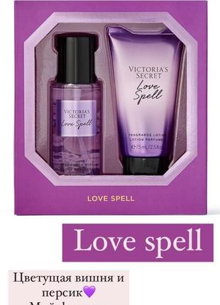 Подарунковий набір victoria's secret love spell
