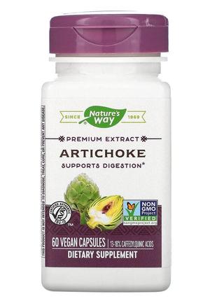 Артишок 300 мг Nature's Way Artichoke Leaf Extract з насінням ...
