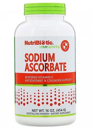 Буферизованный содой витамин C NutriBiotic Sodium Ascorbate Ас...