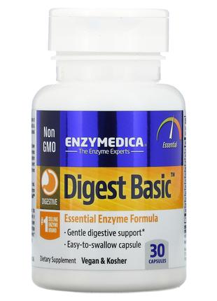 Основные ферменты для пищеварения Enzymedica Digest Basic 30 к...