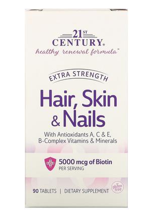 Комплекс витаминов для Волос Кожи Ногтей Hair Skin Nails 21st ...