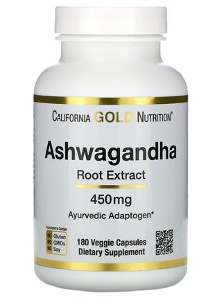 Ашваганда 450 мг California Gold Nutrition Ashwaganda экстракт...