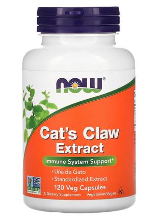 Экстракт Коры Кошачьего когтя Now Foods Cat's Claw Extract под...