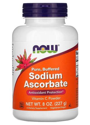 Аскорбат натрия Now Foods Sodium Ascorbate буферизованный содо...