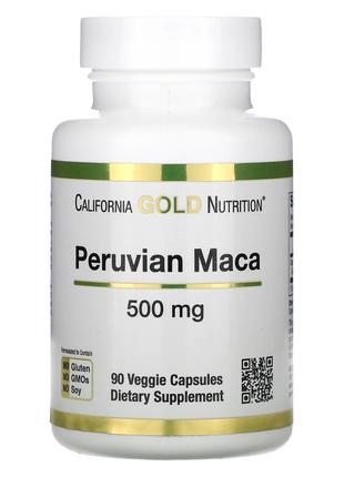 Мака перуанська 500 мг California Gold Nutrition Peruvian Maca...