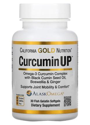 Комплекс с куркумином и Омега-3 California Gold Nutrition Curc...