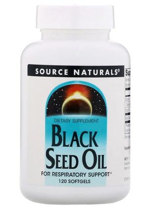 Масло черного тмина Source Naturals Black Seed Oil для поддерж...
