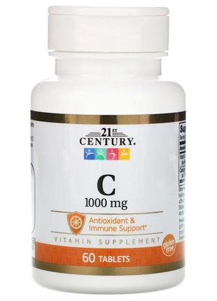 Витамин С 1000 мг 21st Century Vitamin C аскорбиновая кислота ...
