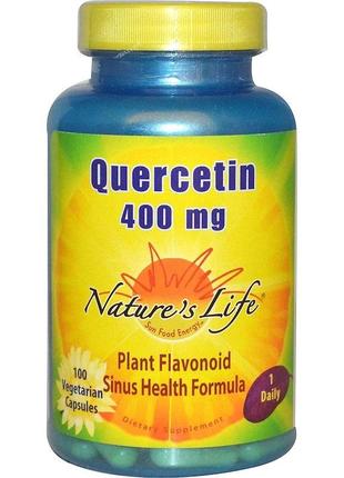 Кверцетин 400 мг Nature's Life Quercetin мощный антиоксидант п...