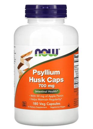 Псиліум 700 мг Now Foods Подорожник мелене лушпиння насіння дл...