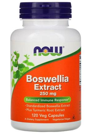 Босвеллия 250 мг Now Foods Boswellia Extract для иммунитета 12...