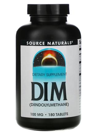 DIM 100 мг Source Naturals дііндолілметан для жіночого гормона...