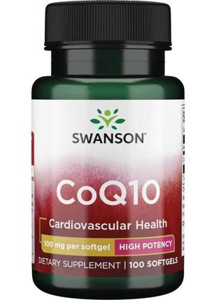 Swanson, Ультракоензим Q10 100 мг, Ultra CoQ10, 100 гелевих ка...