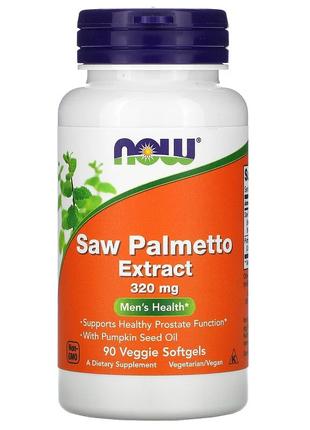 Екстракт ягід сереної 320 мг Now Foods Saw Palmetto Extract дл...