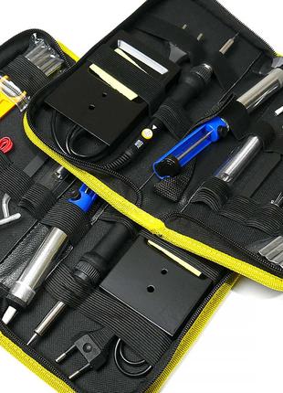 Паяльний набір, набір для пайки, в футлярі, паяльник 60w