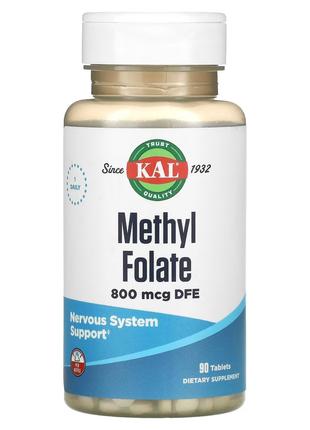 Метилфолат 800 мкг KAL Methyl Folate для сердечно-сосудистой с...