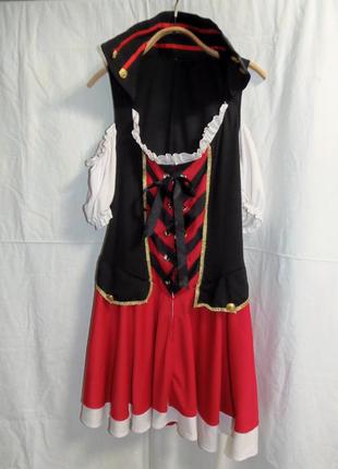 Карнавальное женское платье пиратки.разбойница р.m-l