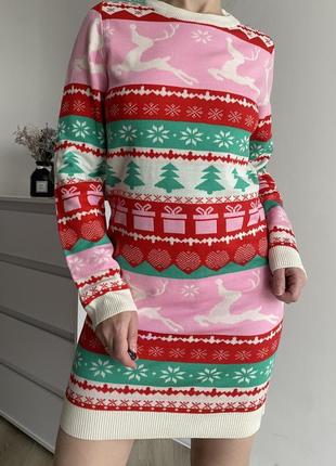 Новорічний светр-сукня brave soul