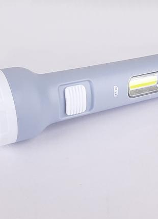 Светодиодный LED фонарик ручной аккумуляторный 1 ватт + 1 ватт...