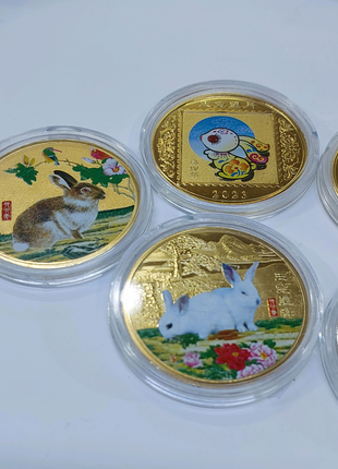 2023 рік Кроля год Кролика сувенирная монета