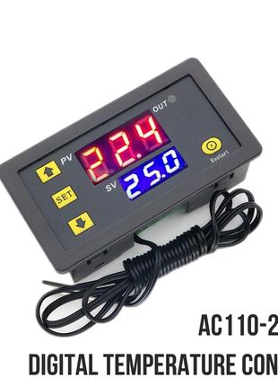 AC110-220V Probe line 20A цифровий терморегулятор (термореле)