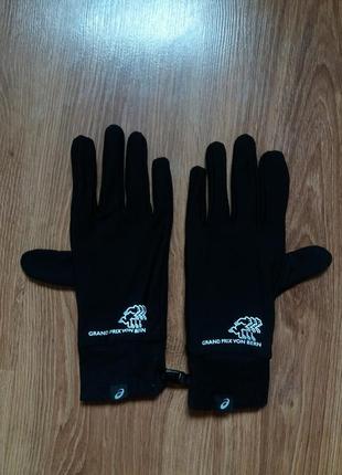 Универсальные тонкие спортивные перчатки для тренировок asics