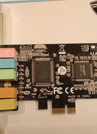 Звуковая карта FRIME C-MEDIA CMI8738+ASM1083 PCI-E X1