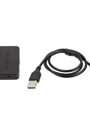 Активный HDMI разветвитель U&P; Splitter 1 to 2 Black (WAZ-MHR...