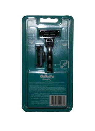 Бритва GILLETTE Mach 3 з 2 змінними картриджами ТМ GILLETTE