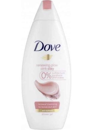 Крем-гель д/душу Відновлення з рожевою глиною 250мл ТМ Dove