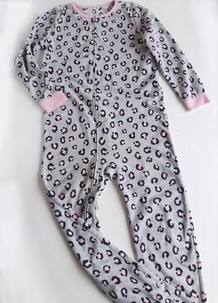 Carters серая пижама из микрофлиса для девочек 8-10лет