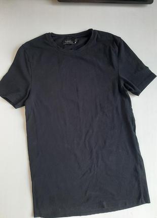 Мужская черная футболка xxs-xs