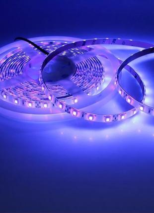 Світлодіодна Led стрічка 0,5м 12 v фіолетового кольору УФ