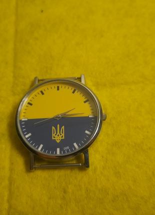 Наручний годинник Україна в стилі прапора герб тризуб Ukraine UA