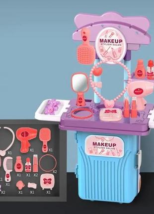 Ігровий набір валізи suitcase transformable makeup (ck05a)