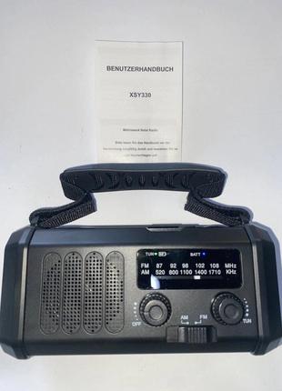 Многофункциональное радио с ручным управлением, работающее на ...