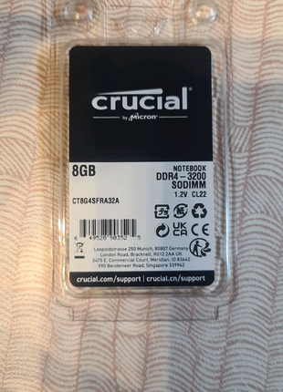 Crucial DDR4 8GB 3200 НОВА