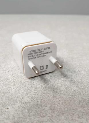 Заряднее устройство Б/У Сетевой адаптер 2 USB