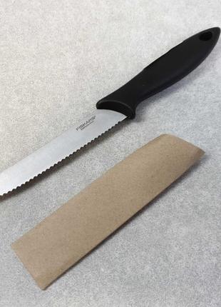 Кухонный нож ножницы точилка Б/У Кухонный нож Fiskars Essentia...