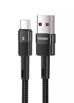 Кабель для быстрой зарядки Quick Charge 3A USB - Type-C 0.5 ме...