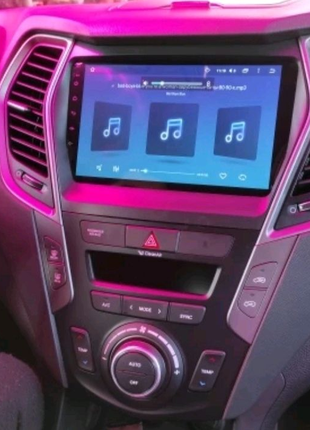 Магнітола Hyundai Santa Fe 3, Bluetooth, USB, GPS, WiFi, Android