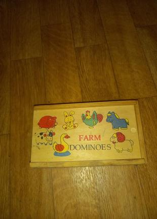 Детское домино farm dominoes