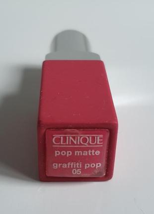 Матова помада для губ clinique pop