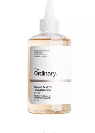 The Ordinary - Glycolic Acid 7% Toning Solution - Тонік з 7% глік