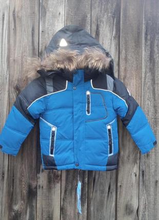 Куртка зимняя для мальчика 104-110-116рост