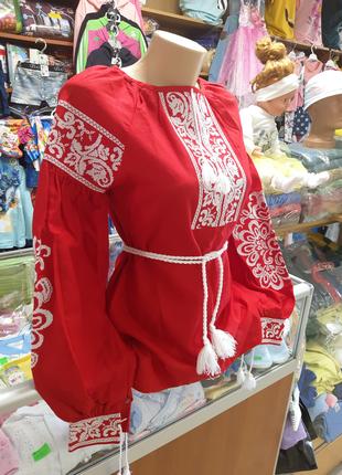 Жіноча лляна Вишиванка р. 42 - 60